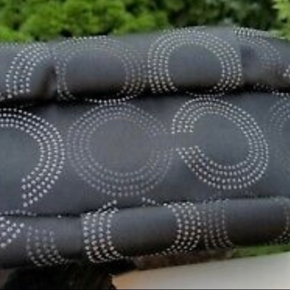 Beautiful COACH Madison Dotted OP Art Sophia Bag #15935...